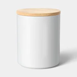 Stella 92 fl oz Ceramic Medium Canister White - Threshold™
