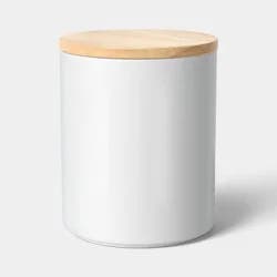 Stella 92 fl oz Ceramic Medium Canister White - Threshold™