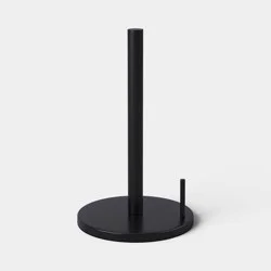 Wire Black Paper Towel Holder Black - Room Essentials™