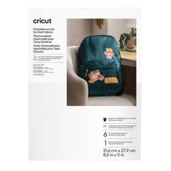 Cricut 6ct 8.5"x11" Printable Iron-On for Dark Fabrics