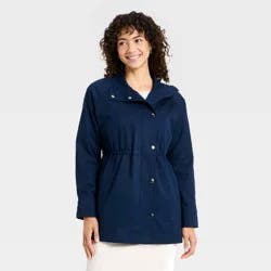 Women's Femme Anorak Jacket - A New Day™ Navy Blue S