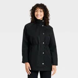 Women's Femme Anorak Jacket - A New Day™ Black L