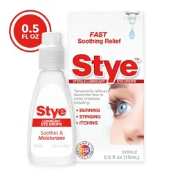 Stye Eye Drops for Stye Burning, Stinging & Itching Relief - 0.5 fl oz