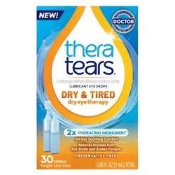 TheraTears Dry and Tired Lubricant Eye Drops - 30ct
