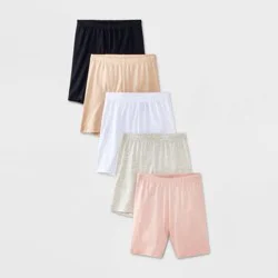 Girls' 5pk Cartwheel Shorts - Cat & Jack™ M