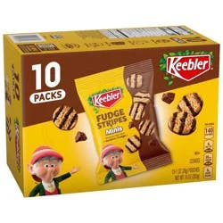 Keebler Cookies Fudge Stripes Minis Original Cookies - 10oz/10ct