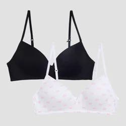 Hanes Girls' 2pk Molded Bra - 34A