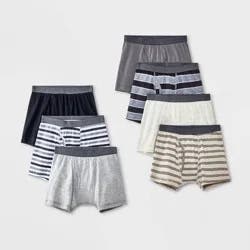 Boys' 7pk Striped Boxer Briefs - Cat & Jack™ M