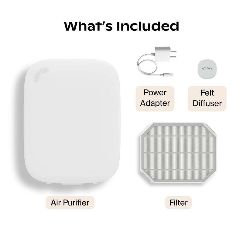 slide 18 of 22, Canopy 4-in-1 Air Purifier - White, 1 ct