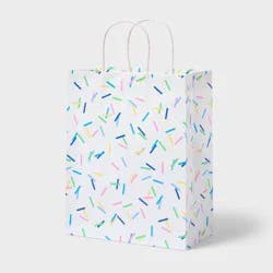 Large Sprinkles Gift Bag White - Spritz™