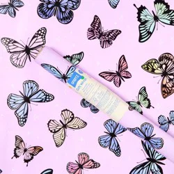 96"x30" Butterfly Gift Wrapping Paper Purple - Spritz™
