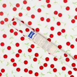 96"x30" Cherry Print Gift Wrapping Paper White/Red Spritz™