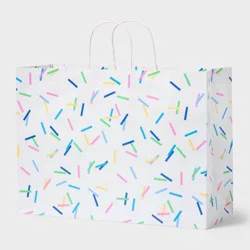 Large Sprinkles GIft Bag White - Spritz™
