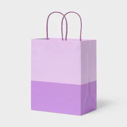Small Cub Color Block Gift Bag Purple - Spritz™