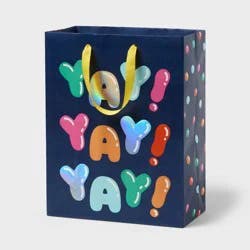 Large 'YAY' Birthday Gift Bag Colorful - Spritz™