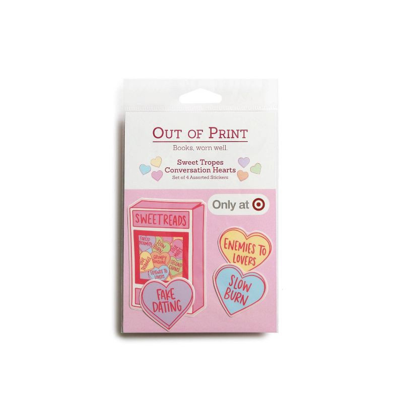 slide 2 of 6, Random House Sweet Tropes Conversation Hearts Stickers - Sticker Set of 4 (Target Exclusive), 1 ct