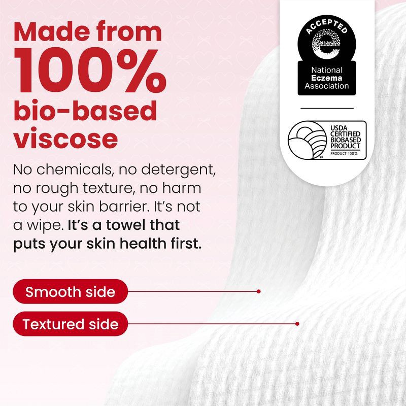 slide 6 of 10, Clean Skin Club Galentines Towels - 10ct, 10 ct