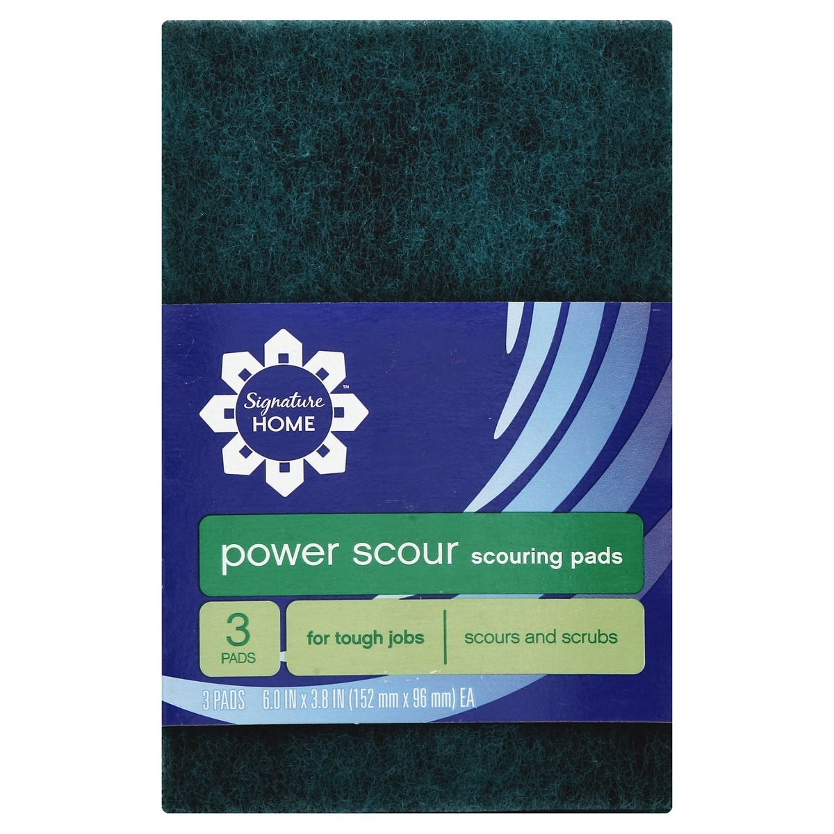 slide 1 of 4, Signature Select Power Scour Scouring Pads 3 ea, 3 ct