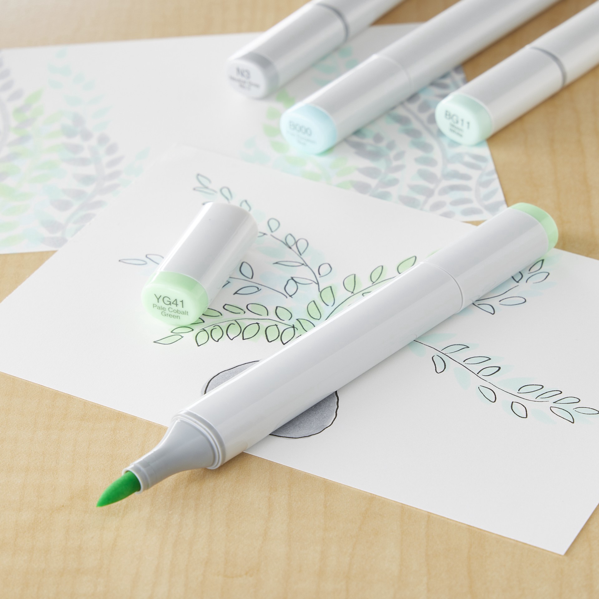 slide 2 of 2, Copic Sketch Marker, Yellow Greens, 1 ct