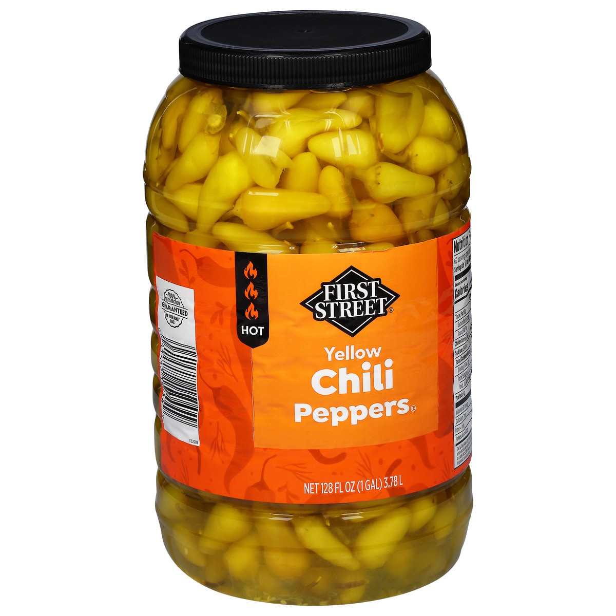 slide 3 of 4, First Street Hot Chile Peppers, 1 gal