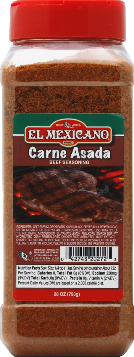 slide 2 of 2, El Mexicano Beef Seasoning 28 oz, 28 oz