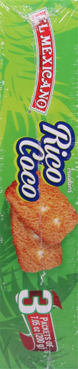 slide 12 of 13, El Mexicano Rico Coco Coconut Cookies 3 - 7.05 oz Packets, 3 ct