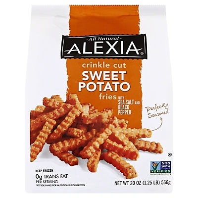 slide 1 of 1, Alexia Crinkle Cut Sweet Potato Fries, 20 oz