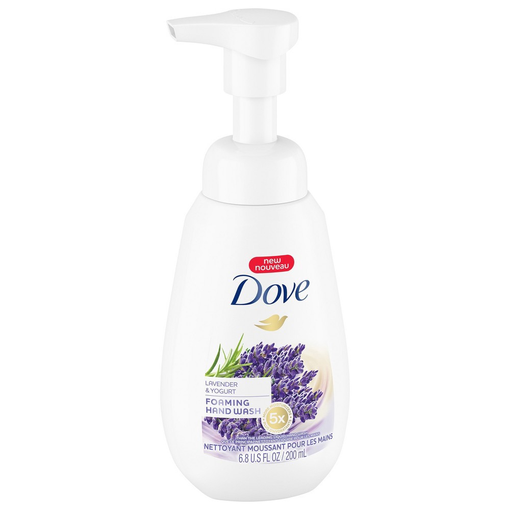 slide 2 of 8, Dove Lavender & Yogurt Foaming Hand Wash, 6.8 oz