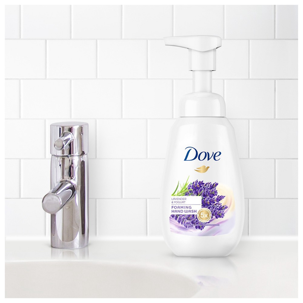 slide 3 of 8, Dove Lavender & Yogurt Foaming Hand Wash, 6.8 oz