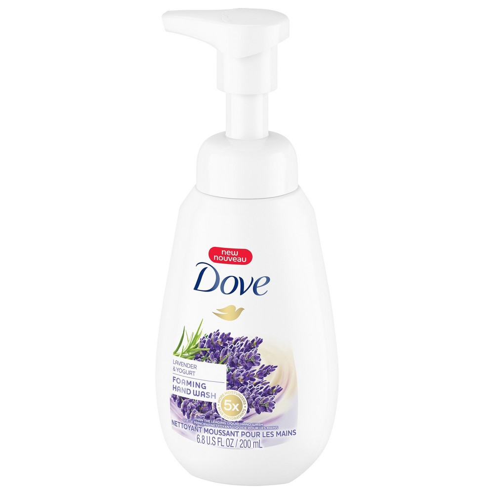 slide 4 of 8, Dove Lavender & Yogurt Foaming Hand Wash, 6.8 oz