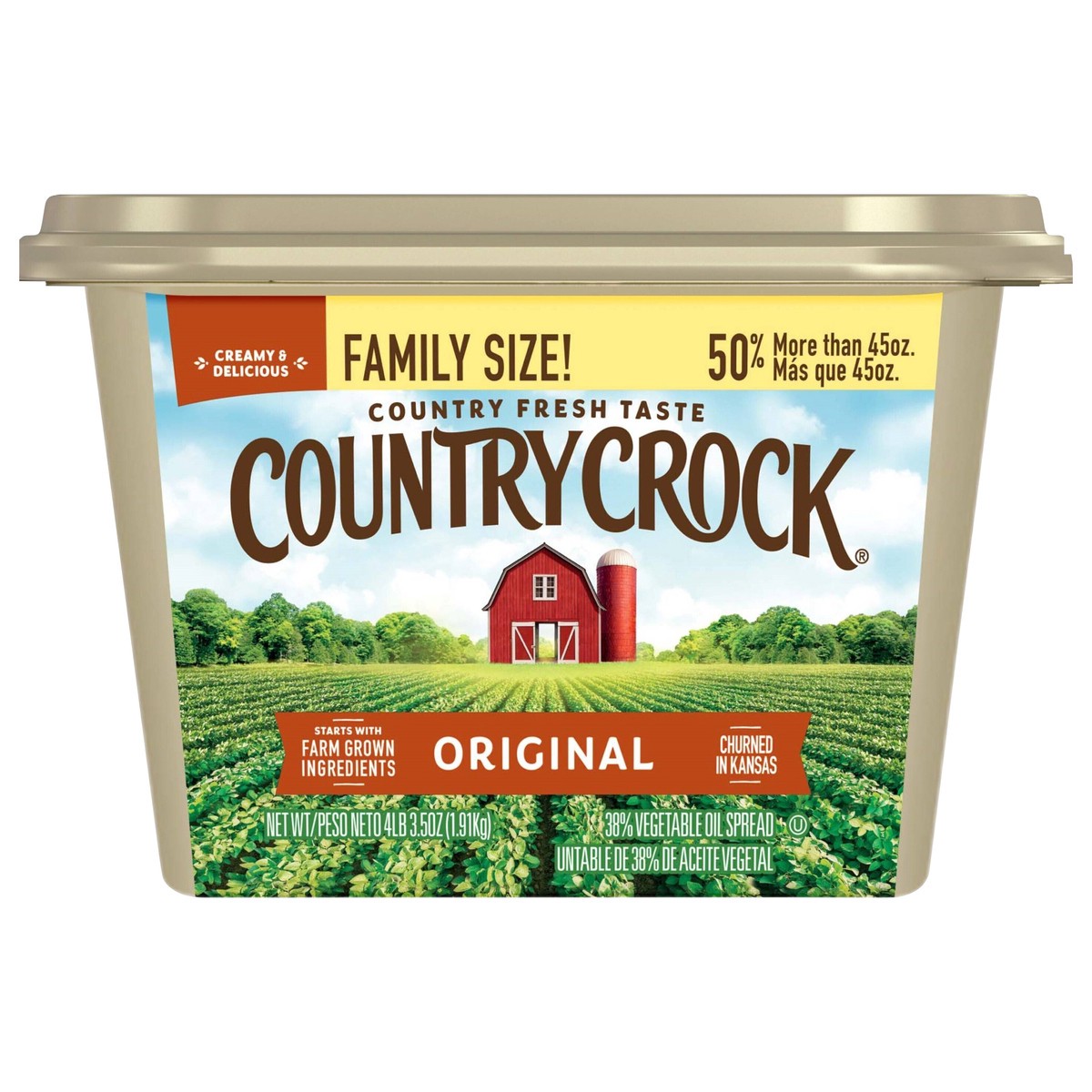 slide 1 of 12, Country Crock Original Spread Tub 67.5 oz, 67.5 oz