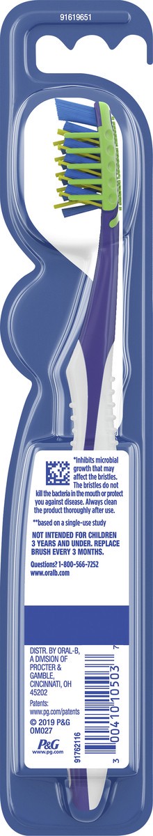 slide 3 of 5, Oral-B CrossAction Vitalizer Medium Toothbrush 1 ea, 1 ct