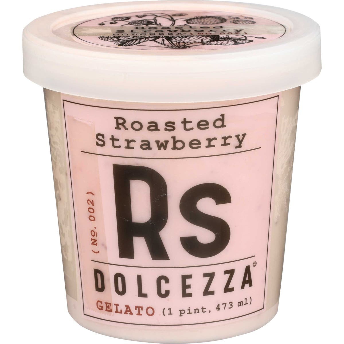 slide 1 of 1, Dolcezza Roasted Strawberry Gelato, 1 pint