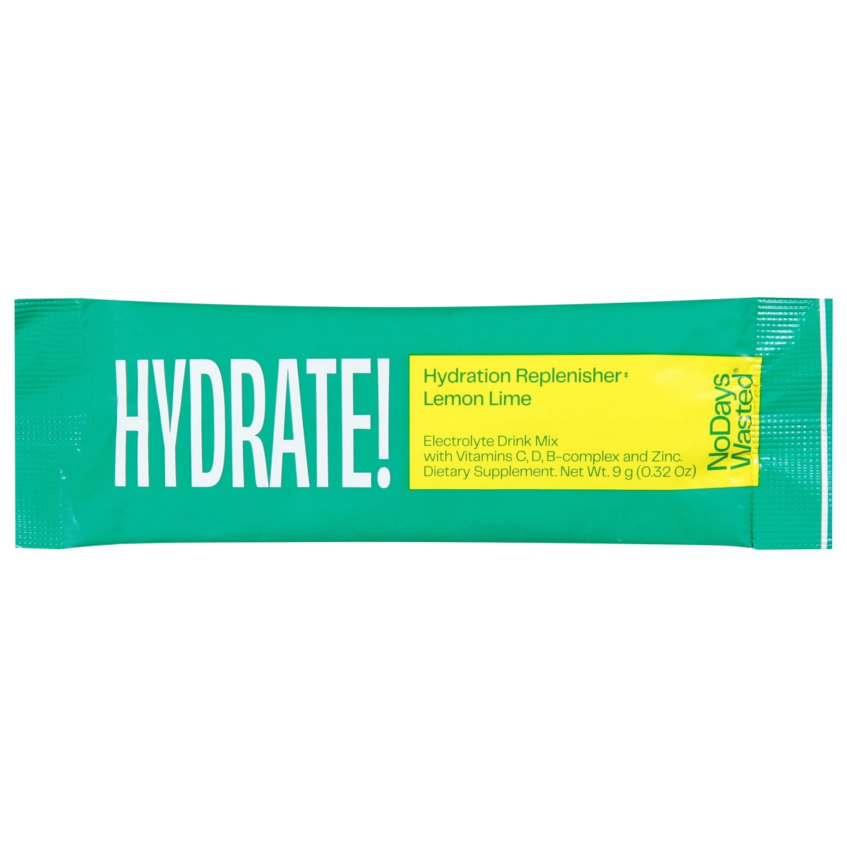 slide 1 of 10, No Days Wasted Lemon Lime Single, 0.32 oz