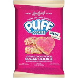 Puff Cookies Cookie Dough Love Bomb Sugar Cookie - 10.35oz/12ct