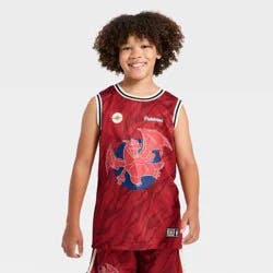 Boys' Pokemon Charizard Basketball Jersey - Red S