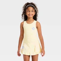 Girls' Sanrio Cinnamoroll Stars Active Long Line Top - Beige M