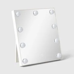 15"x17" Marquee Vanity Mirror Rebel Darling True White - Room Essentials™