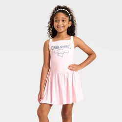 Girls' Sanrio Cinnamoroll Active Dress - Light Pink XL
