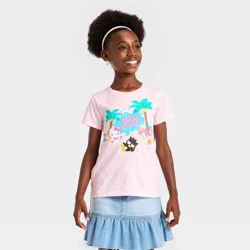 Girls' Sanrio Hello Kitty and Friends Short Sleeve Graphic T-Shirt - Pink M