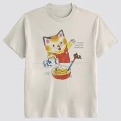 Men's Richard Scarry Short Sleeve Graphic T-Shirt - Cream S