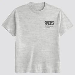 PBS: Public Broadcasting Service Men's PBS Short Sleeve Graphic T-Shirt - Heather Gray XL