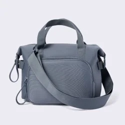 Insulated Bottle Cooler Shoulder Diaper Bag - Blue Solid - Cloud Island™