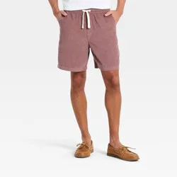 Men's 7" Elevated Corduroy Shorts - Goodfellow & Co™ Brown XXL