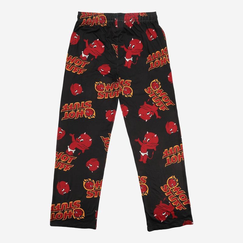 slide 2 of 3, Men's Hot Stuff Knit Pajama Pants - Black XXL, 1 ct