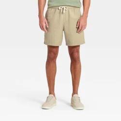 Men's 7" Elevated Shorts - Goodfellow & Co™ Khaki L