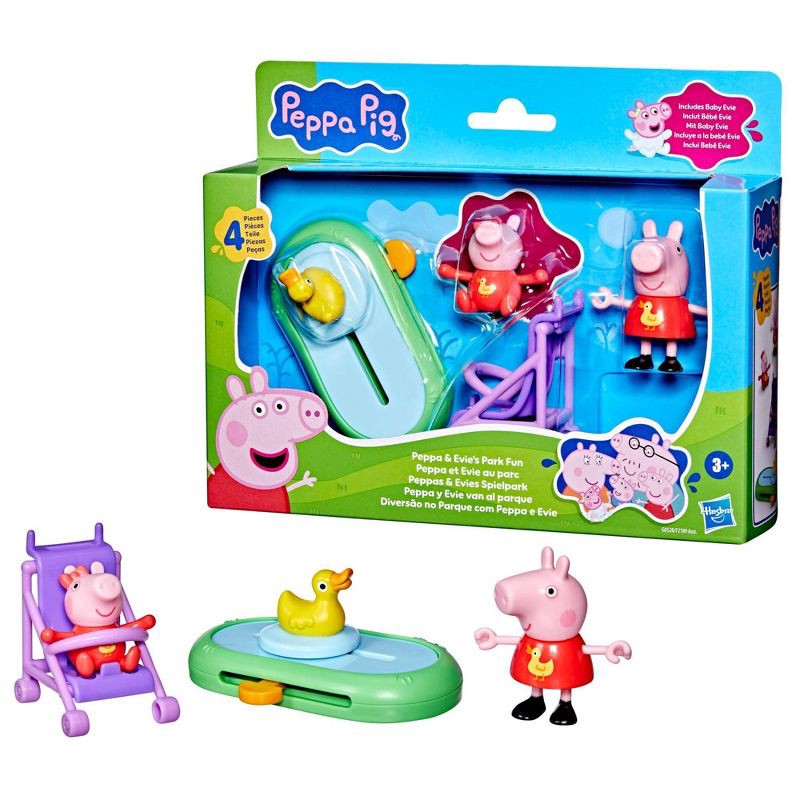 slide 1 of 5, Peppa Pig and Evies Park Fun Action Figure, 1 ct