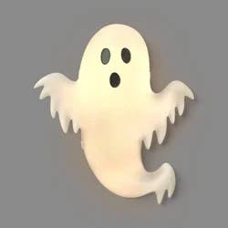 LED Lit Halloween Wall Mounted Plastic Ghost - Hyde and EEK! Boutique™
