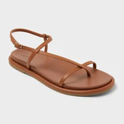 Women's Ivy Footbed Sandals - Universal Thread™ Cognac 8