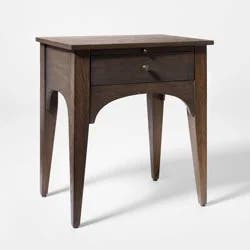 Threshold designed w/Studio McGee Palma Arched Side Table Dark Brown - Fully Assembled